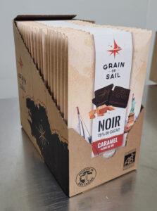 PAV 20 - Tablette de chocolat noir, caramel et fleur de sel