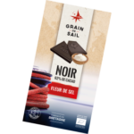 Tablette de chocolat noir et fleur de sel