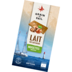 Tablette de chocolat au lait et noisettes torréfiées