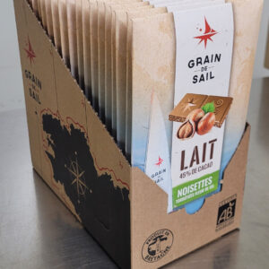 PAV 20 Tablette de chocolat au lait et noisettes torréfiées