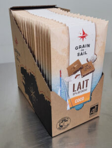 PAV 20 Tablette de chocolat au lait et noix de coco toastées