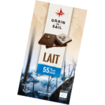 Tablette de chocolat au lait intense en cacao 55%