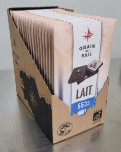 PAV 20 Tablette de chocolat au lait intense en cacao 55%