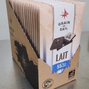 PAV 20 Tablette de chocolat au lait intense en cacao 55%