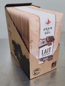 PAV 20 Tablette de chocolat au lait et café