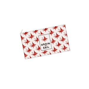 Avel red fabric pouch