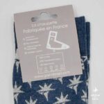 Chaussettes gris et bleu marine - Tissage de L'ouest et Grain de Sail - V3