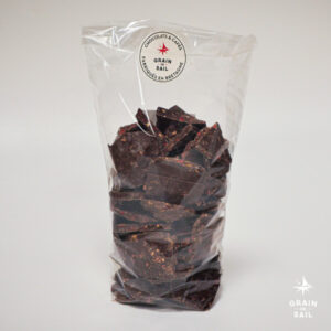 Raspberry & Praline Dark Chocolate Sachet - 500g
